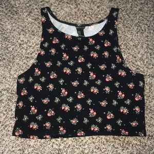 Floral crop top